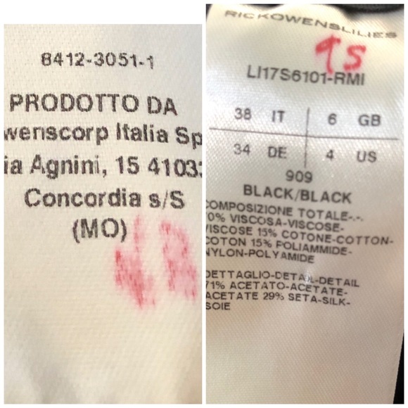 NWOT Rick Owens Lillie’s tank - Picture 7 of 8